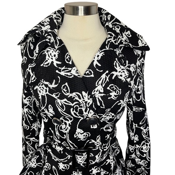 LAPIS by ALEXIA ADMOOR Floral Double Breasted Belted Blazer, Medium - Picture 2 of 12